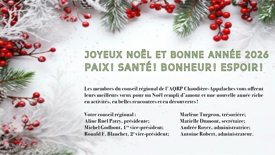 Chaudiere Appalache Voeux