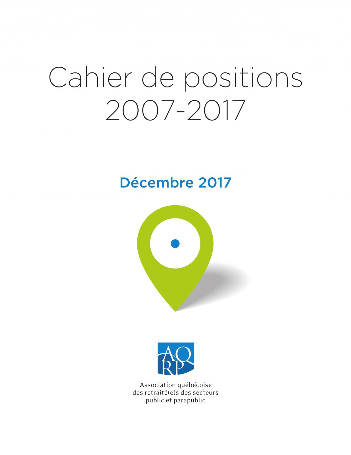 Cahier Positions